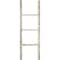 Ekena Millwork 15"W x 48"H x 3 1/2"D Vintage Farmhouse 3 Rung Ladder, Barnwood Decor Collection, Chalk Dust White DECR015X048X04LDRWH - alternate 5